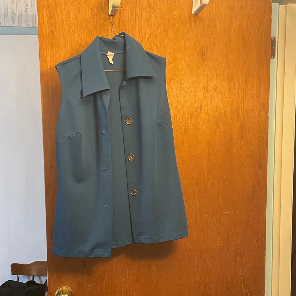 Fashion Bug Blue Sleeveless Blouse